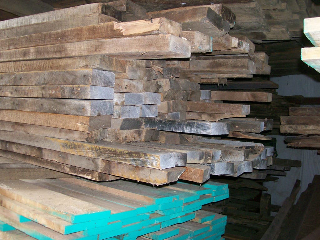 Wormy Chestnut Reclaimed Lumber for Sale